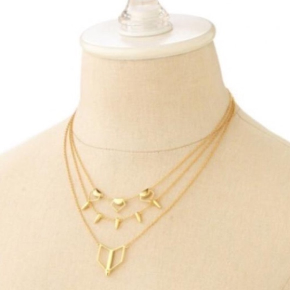 :: S&D Gold/Turquoise Layering Necklace [6 in 1] - Picture 5 of 7